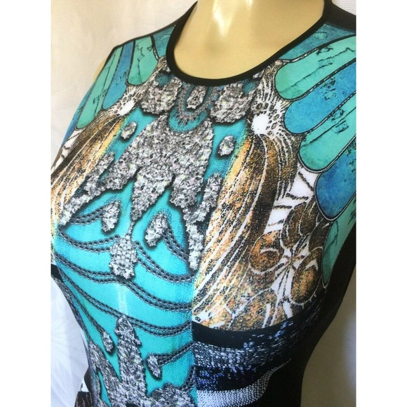 Clover Canyon All That Jazz Scuba Dress Neoprene S - Picture 5 of 10